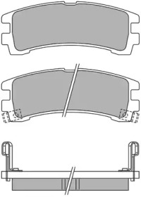 Комплект тормозных колодок AISIN ASN-2084